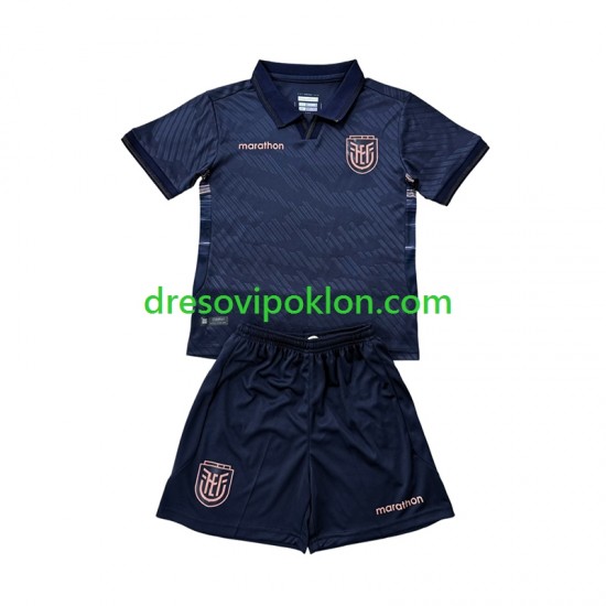 Ekvador Dres Gostujući World Cup 2026 Kratkih Rukava ,Dječji Komplet