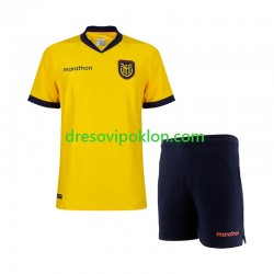 Ekvador Dres Domaći World Cup 2026 Kratkih Rukava ,Dječji Komplet