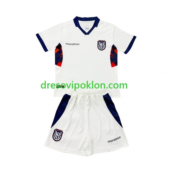 Ekvador Dres Treći World Cup 2026 Kratkih Rukava ,Dječji Komplet