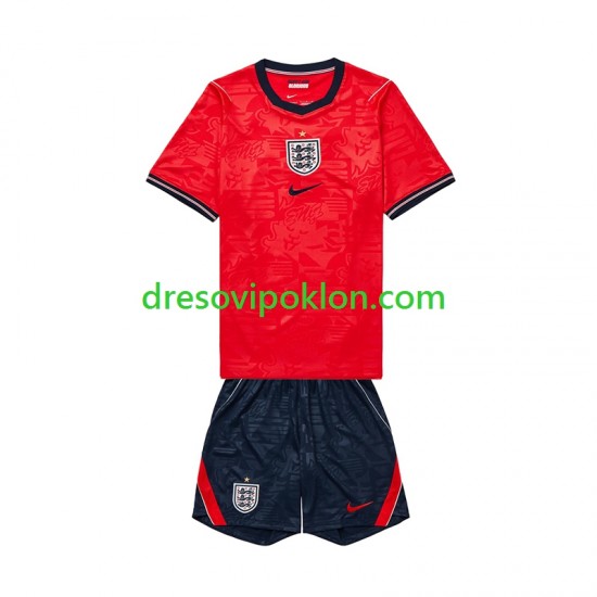 Engleska Dres Gostujući World Cup 2026 Kratkih Rukava ,Dječji Komplet