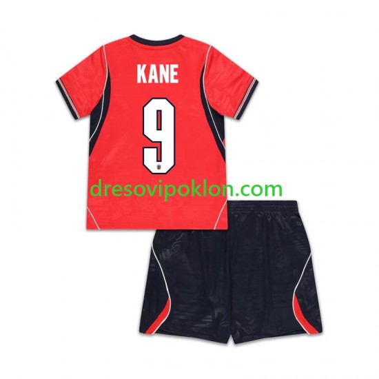 Engleska Harry Kane 9 Dres Gostujući World Cup 2026 Kratkih Rukava ,Dječji Komplet