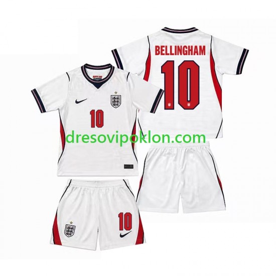 Engleska Jude Bellingham 10 Dres Domaći World Cup 2026 Kratkih Rukava ,Dječji Komplet