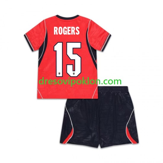 Engleska Morgan Rogers 15 Dres Gostujući World Cup 2026 Kratkih Rukava ,Dječji Komplet