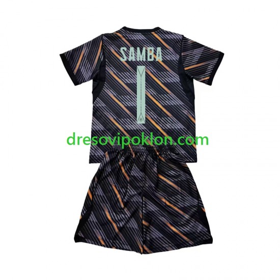 Francuska Golmanski Brice Samba 1 Dres Domaći World Cup 2026 Kratkih Rukava ,Dječji Komplet