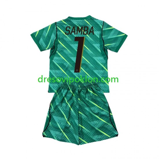 Francuska Golmanski Brice Samba 1 Dres Treći World Cup 2026 Kratkih Rukava ,Dječji Komplet