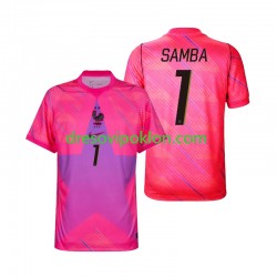 Francuska Golmanski Brice Samba 1 Dres Gostujući World Cup 2026 Kratkih Rukava ,Muški
