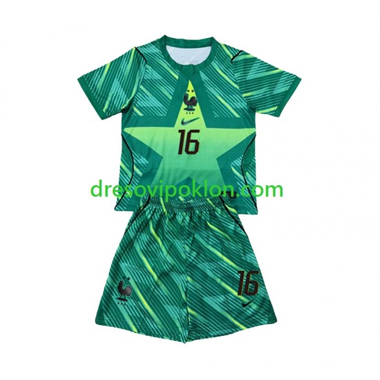 Francuska Golmanski Mike Maignan 16 Dres Treći World Cup 2026 Kratkih Rukava ,Dječji Komplet