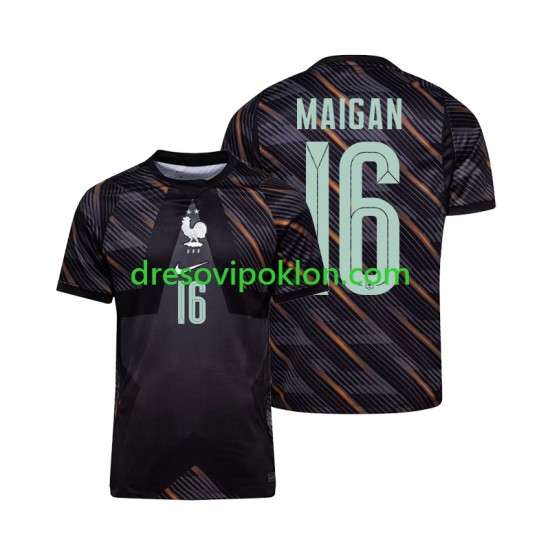 Francuska Golmanski Mike Maignan 16 Dres Domaći World Cup 2026 Kratkih Rukava ,Muški