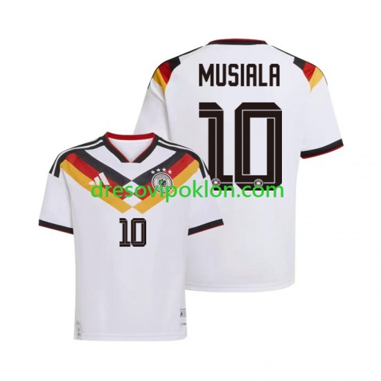 Njemačka Jamal Musiala 10 Dres Domaći World Cup 2026 Kratkih Rukava ,Muški
