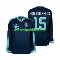 Njemačka Nico Schlotterbeck 15 Dres Gostujući World Cup 2026 Dugim Rukavima ,Muški
