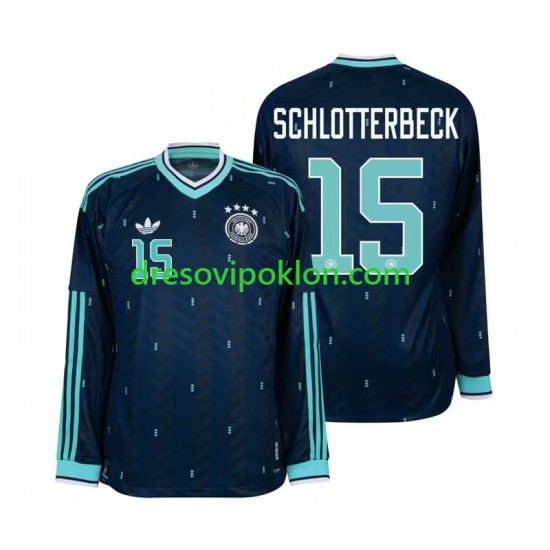 Njemačka Nico Schlotterbeck 15 Dres Gostujući World Cup 2026 Dugim Rukavima ,Muški