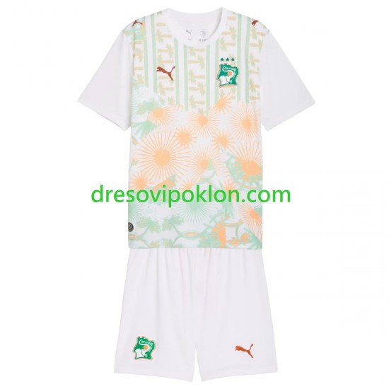 Obala Bjelokosti Dres Gostujući World Cup 2026 Kratkih Rukava ,Dječji Komplet