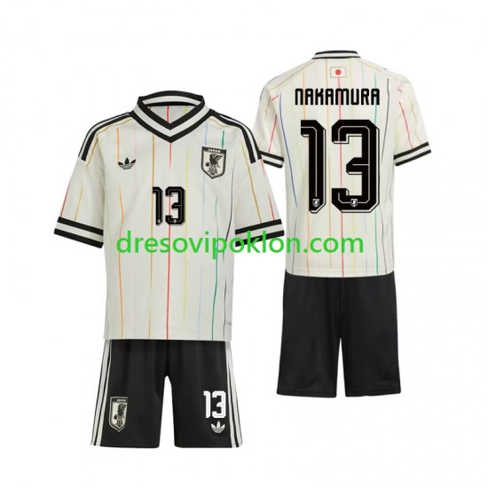 Japan Keito Nakamura 13 Dres Gostujući World Cup 2026 Kratkih Rukava ,Dječji Komplet