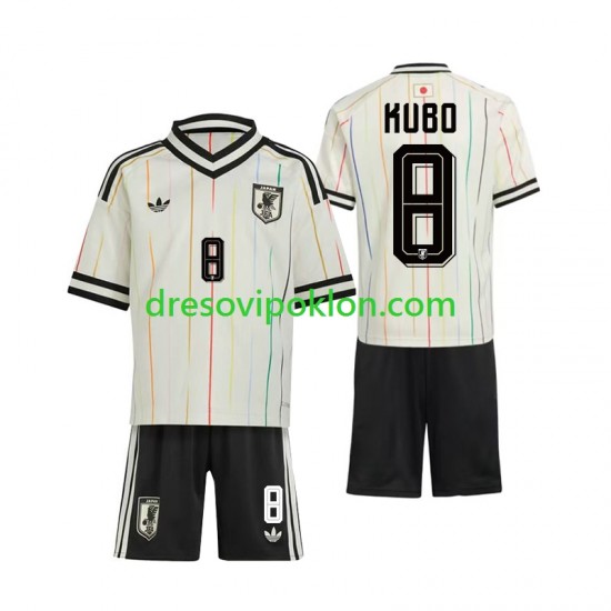 Japan Kubo 8 Dres Gostujući World Cup 2026 Kratkih Rukava ,Dječji Komplet