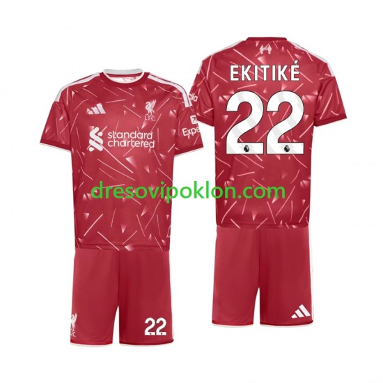 Liverpool Hugo Ekitike 22 Dres Domaći 2026-2027 Kratkih Rukava ,Dječji Komplet