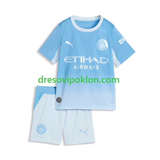 Manchester City Dres Domaći 2026-2027 Kratkih Rukava ,Dječji Komplet