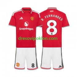 Manchester United Bruno Fernandes 8 Dres Domaći 2026-2027 Kratkih Rukava ,Dječji Komplet