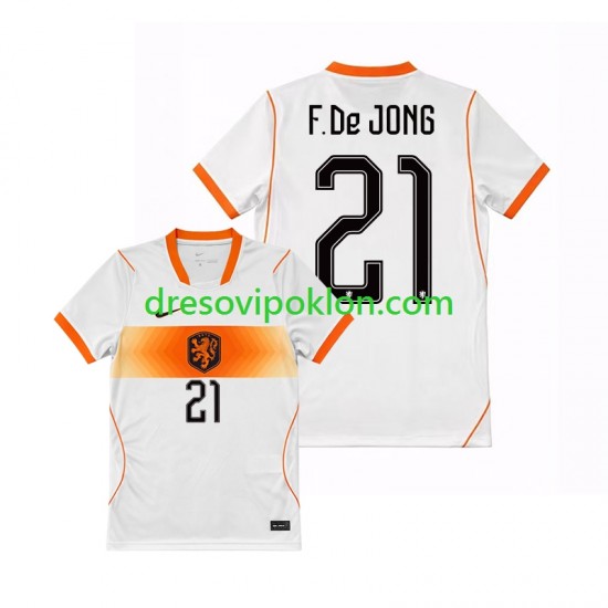 Nizozemska Frenkie de Jong 21 Dres Gostujući World Cup 2026 Kratkih Rukava ,Muški
