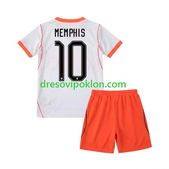 Nizozemska Memphis Depay 10 Dres Gostujući World Cup 2026 Kratkih Rukava ,Dječji Komplet
