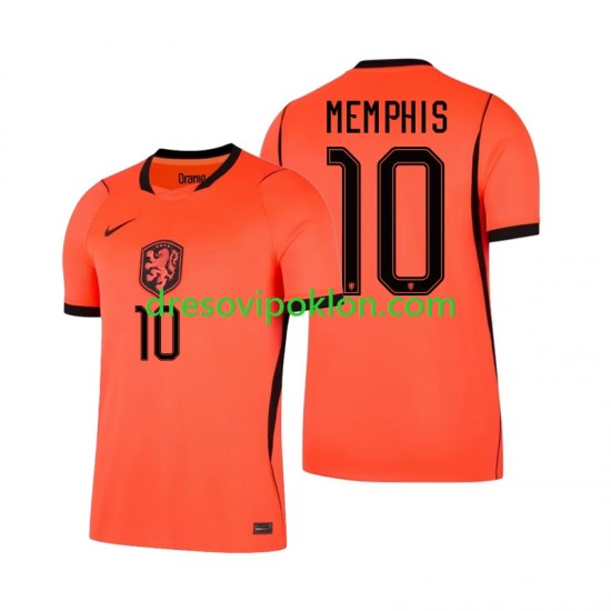 Nizozemska Memphis Depay 10 Dres Domaći World Cup 2026 Kratkih Rukava ,Muški