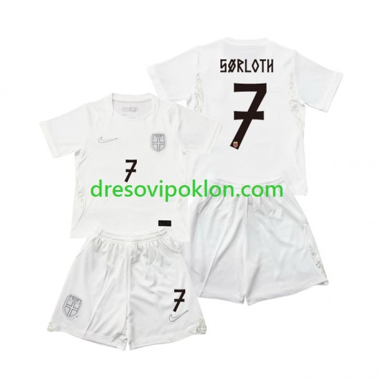 Norveška Alexander Sorloth 7 Dres Treći World Cup 2026 Kratkih Rukava ,Dječji Komplet