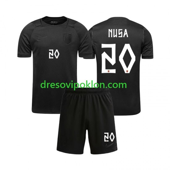 Norveška Antonio NUSA 20 Dres Gostujući World Cup 2026 Kratkih Rukava ,Dječji Komplet