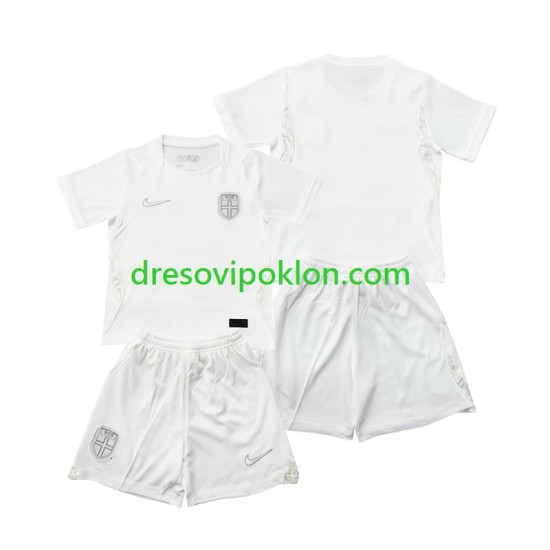 Norveška Dres Treći World Cup 2026 Kratkih Rukava ,Dječji Komplet