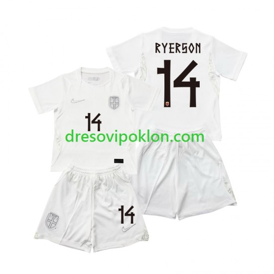 Norveška Julian Ryerson 14 Dres Treći World Cup 2026 Kratkih Rukava ,Dječji Komplet