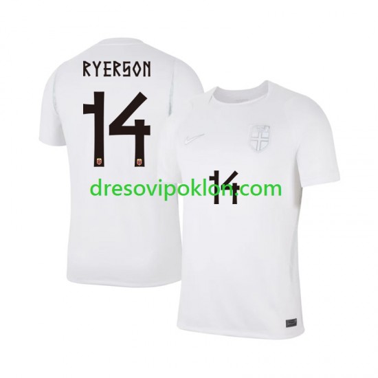 Norveška Julian Ryerson 14 Dres Treći World Cup 2026 Kratkih Rukava ,Muški