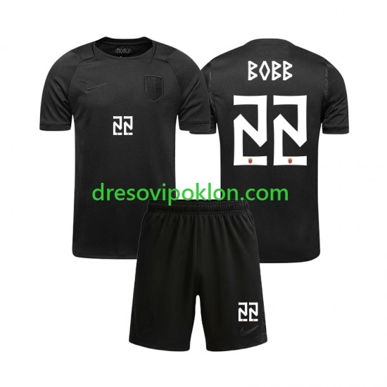 Norveška Oscar Bobb 22 Dres Gostujući World Cup 2026 Kratkih Rukava ,Dječji Komplet