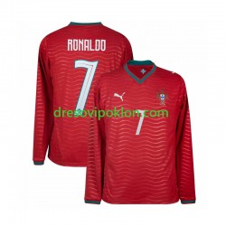 Portugal Cristiano Ronaldo 7 Dres Domaći World Cup 2026 Dugim Rukavima ,Muški