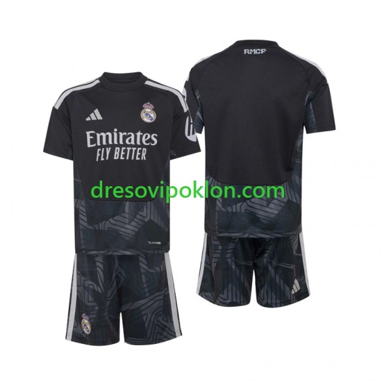 Real Madrid Golmanski Dres Domaći 2026-2027 Kratkih Rukava ,Dječji Komplet