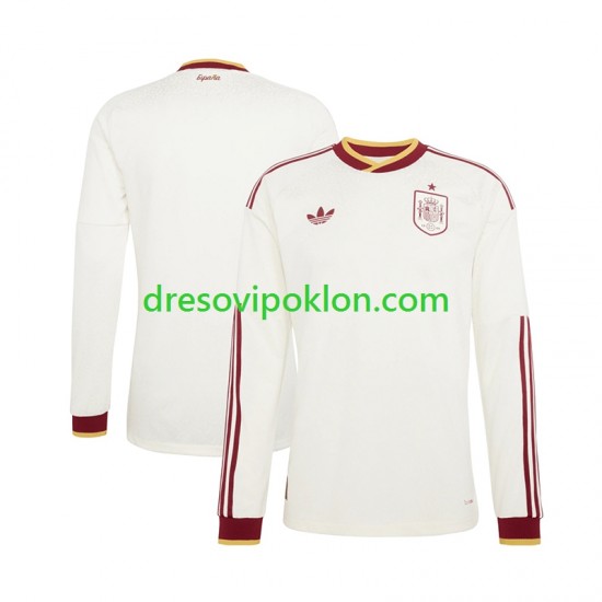 Španjolska Dres Gostujući World Cup 2026 Dugim Rukavima ,Muški