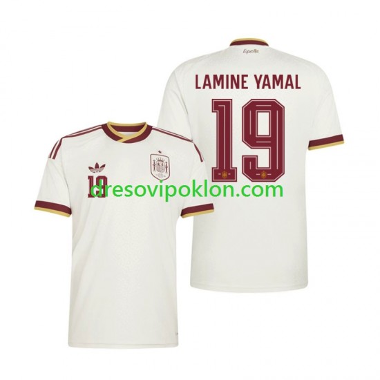 Španjolska Lamine Yamal 19 Dres Gostujući World Cup 2026 Kratkih Rukava ,Muški