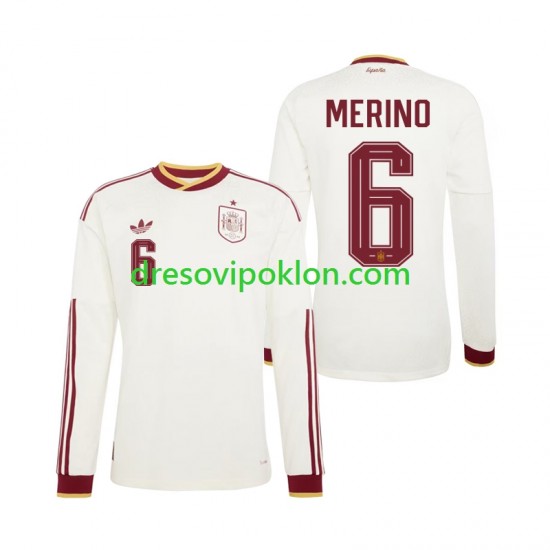 Španjolska Mikel Merino 6 Dres Gostujući World Cup 2026 Dugim Rukavima ,Muški