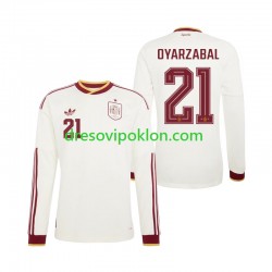Španjolska Mikel Oyarzabal 21 Dres Gostujući World Cup 2026 Dugim Rukavima ,Muški