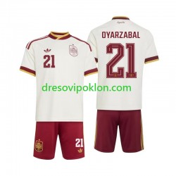 Španjolska Mikel Oyarzabal 21 Dres Gostujući World Cup 2026 Kratkih Rukava ,Dječji Komplet