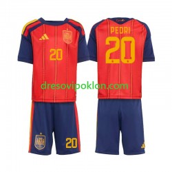 Španjolska Pedri 20 Dres Domaći World Cup 2026 Kratkih Rukava ,Dječji Komplet Španjolska Pedri 20 Dres Domaći World Cup 2026 Kratkih Rukava ,Dječji Komplet