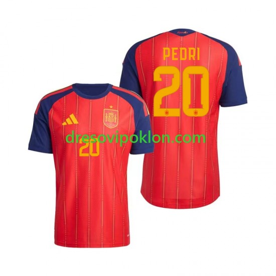 Španjolska Pedri 20 Dres Domaći World Cup 2026 Kratkih Rukava ,Muški