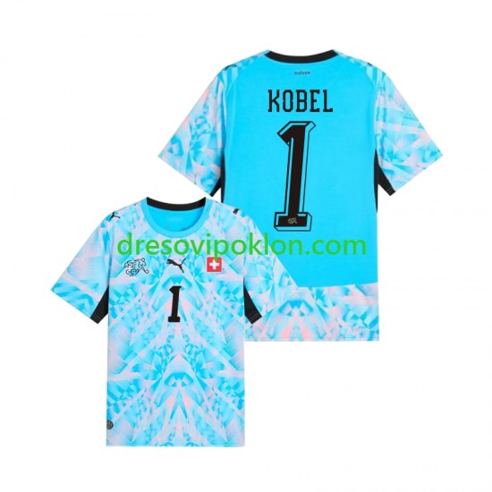 Švicarska Golmanski Gregor Kobel 1 Dres Domaći World Cup 2026 Kratkih Rukava ,Muški