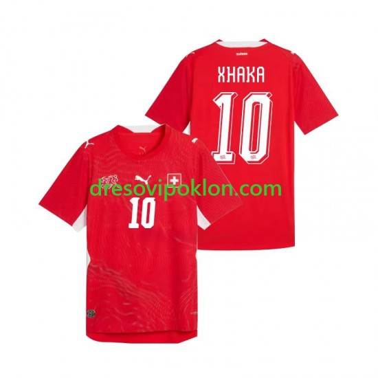 Švicarska Granit Xhaka 10 Dres Domaći World Cup 2026 Kratkih Rukava ,Muški