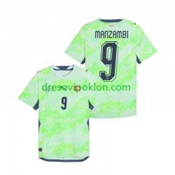 Švicarska Johan Manzambi 9 Dres Gostujući World Cup 2026 Kratkih Rukava ,Muški