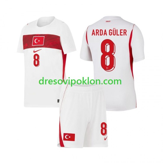 Turska Arda Guler 8 Dres Gostujući World Cup 2026 Kratkih Rukava ,Dječji Komplet