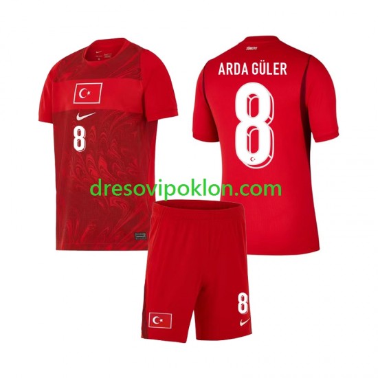 Turska Arda Guler 8 Dres Domaći World Cup 2026 Kratkih Rukava ,Dječji Komplet