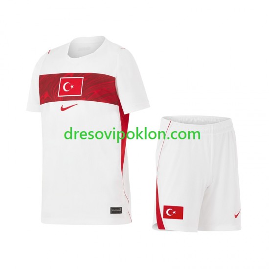 Turska Dres Gostujući World Cup 2026 Kratkih Rukava ,Dječji Komplet