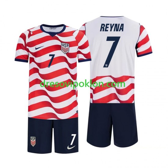 SAD Giovanni Reyna 7 Dres Domaći World Cup 2026 Kratkih Rukava ,Dječji Komplet