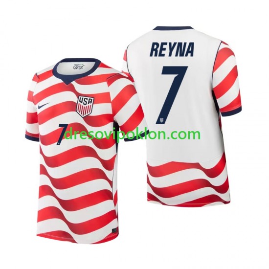 SAD Giovanni Reyna 7 Dres Domaći World Cup 2026 Kratkih Rukava ,Muški