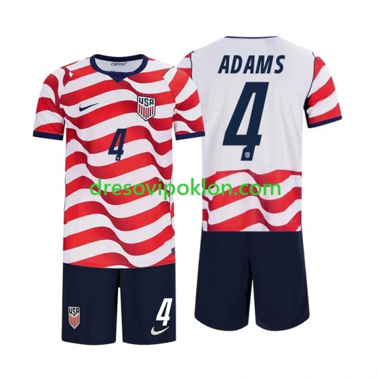 SAD Tyler Adams 4 Dres Domaći World Cup 2026 Kratkih Rukava ,Dječji Komplet