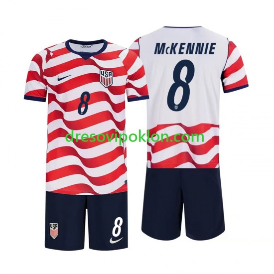 SAD Weston McKennie 8 Dres Domaći World Cup 2026 Kratkih Rukava ,Dječji Komplet