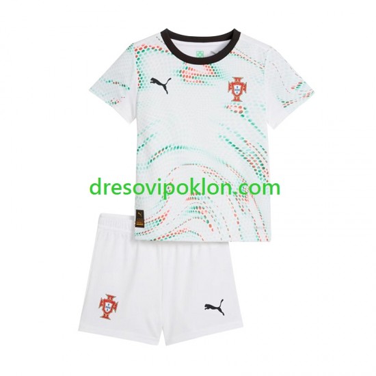 Portugal Dres Gostujući 2025 Kratkih Rukava ,Dječji Komplet